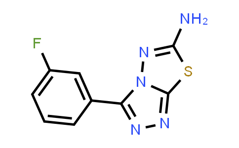 893643-46-4 | 3-(3-Fluorophenyl)-[1,2,4]triazolo[3,4-b][1,3,4]thiadiazol-6-amine
