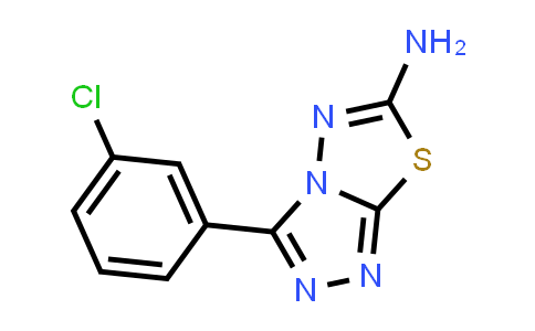 893643-51-1 | 3-(3-Chlorophenyl)-[1,2,4]triazolo[3,4-b][1,3,4]thiadiazol-6-amine