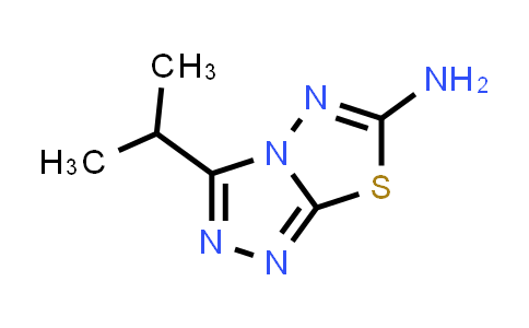 CAS No. 893746-03-7, 3-Isopropyl-[1,2,4]triazolo[3,4-b][1,3,4]thiadiazol-6-amine