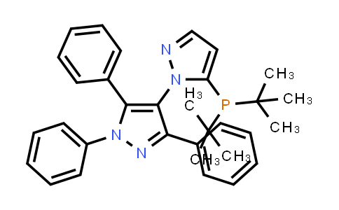 CAS No. 894086-00-1, 5-(di-tert-Butylphosphino)-1',3',5'-triphenyl-1'H-1,4'-bipyrazole