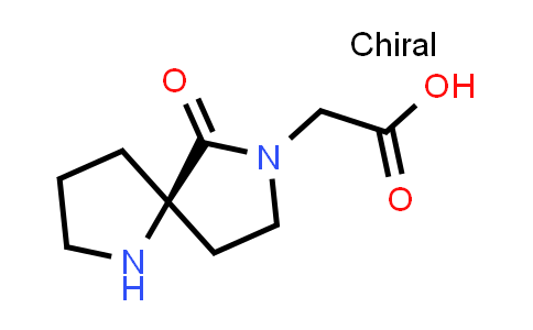 CAS No. 894786-71-1, 1,7-Diazaspiro[4.4]nonane-7-acetic acid, 6-oxo-, (5R)-