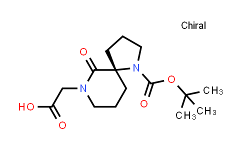 DY578307 | 894786-77-7 | 1,7-Diazaspiro[4.5]decane-7-acetic acid, 1-[(1,1-dimethylethoxy)carbonyl]-6-oxo-, (5S)-