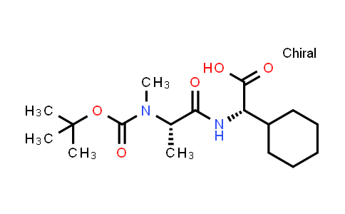 MC578314 | 894789-27-6 | (2S)-[[N-(tert-Butoxycarbonyl)-N-methyl-L-alanyl]amino](cyclohexyl)ethanoic acid