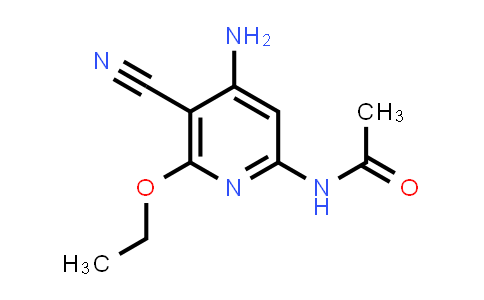 CAS No. 894803-94-2, Acetamide, N-(4-amino-5-cyano-6-ethoxy-2-pyridinyl)-