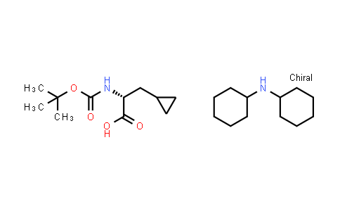 CAS No. 89483-09-0, Dicyclohexylamine (R)-2-((tert-butoxycarbonyl)amino)-3-cyclopropylpropanoate
