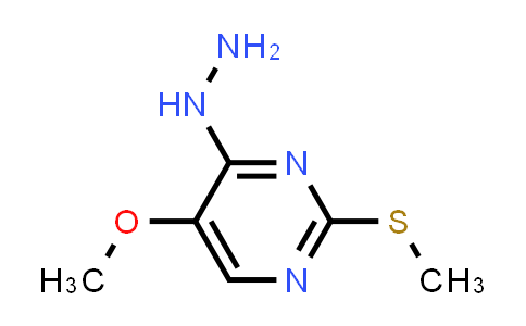 CAS No. 89488-88-0, 4-Hydrazinyl-5-methoxy-2-(methylthio)pyrimidine