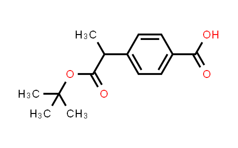 CAS No. 895577-21-6, 4-(1-(tert-butoxycarbonyl)ethyl)benzoic acid
