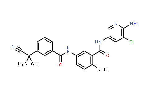 896159-45-8 | Benzamide, N-(6-amino-5-chloro-3-pyridinyl)-5-[[3-(1-cyano-1-methylethyl)benzoyl]amino]-2-methyl-