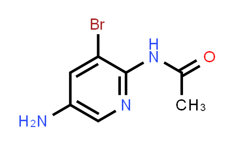 CAS No. 896161-09-4, N-(5-Amino-3-bromopyridin-2-yl)acetamide