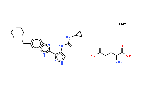 MC578406 | 896466-64-1 | AT 9283, L-Glutamic acid salt