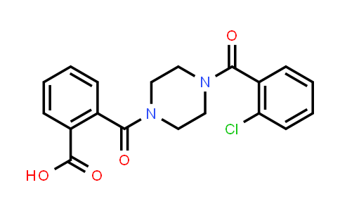 CAS No. 896508-49-9, 2-{[4-(2-Chlorobenzoyl)piperazin-1-yl]carbonyl}benzoic acid