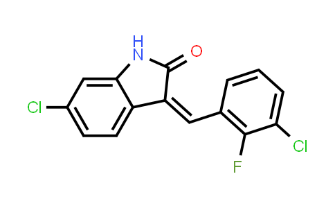 CAS No. 897365-76-3, 6-Chloro-3-[(3-chloro-2-fluorophenyl)methylene]-1,3-dihydro-2H-indol-2-one
