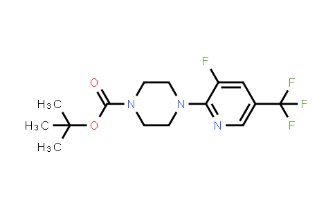 CAS No. 897376-76-0, 4-(3-Fluoro-5-trifluoromethylpyridin-2-yl)piperazine-1-carboxylic acid tert-butyl ester