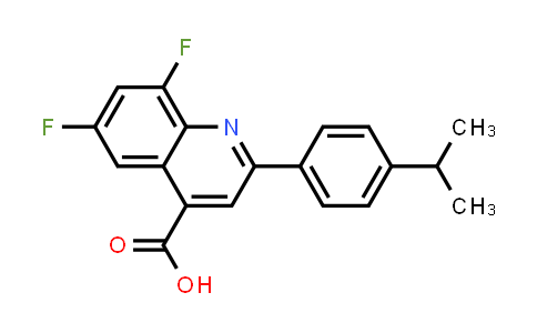 DY578455 | 897553-68-3 | 6,8-Difluoro-2-(4-isopropylphenyl)quinoline-4-carboxylic acid