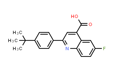 CAS No. 897561-68-1, 2-(4-(tert-Butyl)phenyl)-6-fluoroquinoline-4-carboxylic acid