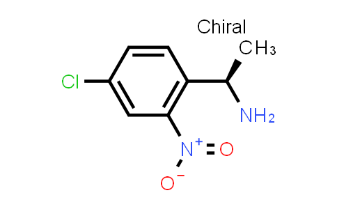 CAS No. 898222-44-1, Benzenemethanamine, 4-chloro-α-methyl-2-nitro-, (αR)-