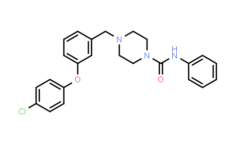 CAS No. 898236-09-4, 1-Piperazinecarboxamide, 4-[[3-(4-chlorophenoxy)phenyl]methyl]-N-phenyl-