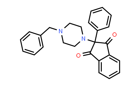 CAS No. 898480-02-9, 2-(4-Benzylpiperazin-1-yl)-2-phenyl-1H-indene-1,3(2H)-dione