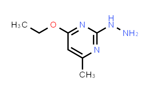 CAS No. 89852-51-7, 4-Ethoxy-2-hydrazinyl-6-methylpyrimidine