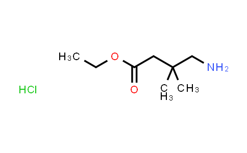 CAS No. 898552-72-2, 3,3-Dimethyl-4-aminobutanoic acid ethyl ester hydrochloride