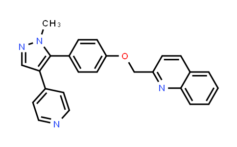 MC578527 | 898562-93-1 | 2-[(4-(2-Methyl-4-(pyridin-4-yl)-2H-pyrazol-3-yl)phenoxy)methyl]quinoline