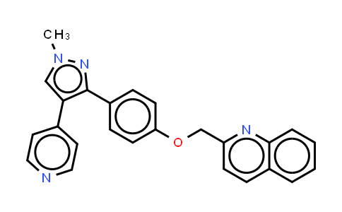 898562-94-2 | 2-[[4-[1-甲基-4-(4-吡啶基)-1H-吡唑-3-基]苯氧基]甲基]-喹啉