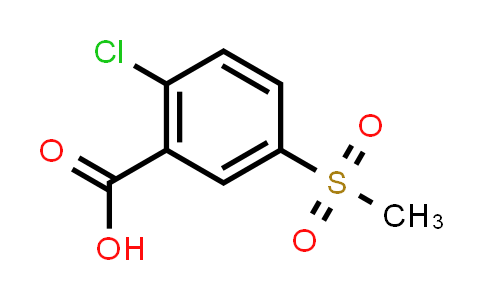 CAS No. 89938-62-5, 2-Chloro-5-(methylsulfonyl)benzoic acid