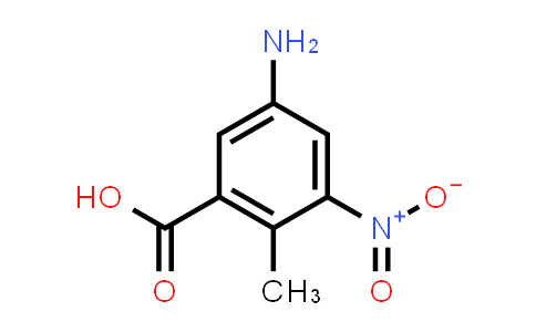 CAS No. 89977-12-8, 5-Amino-2-methyl-3-nitrobenzoic acid