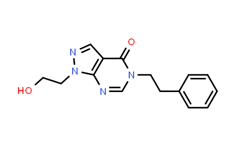 DY578614 | 899971-63-2 | 1-(2-Hydroxyethyl)-5-(2-phenylethyl)-1,5-dihydro-4H-pyrazolo[3,4-d]pyrimidin-4-one