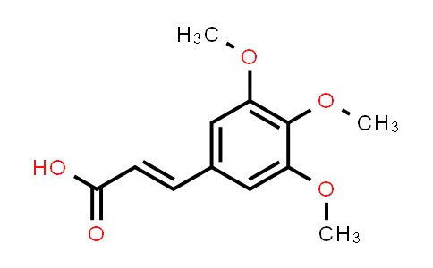CAS No. 90-50-6, 3,4,5-Trimethoxycinnamic acid