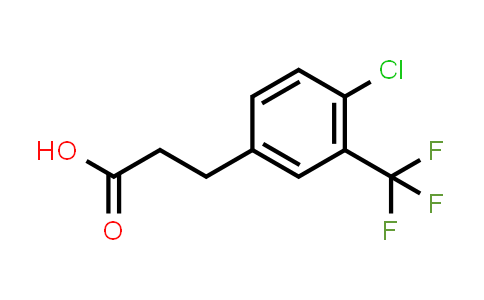CAS No. 900027-15-8, 3-(4-Chloro-3-(trifluoromethyl)phenyl)propanoic acid