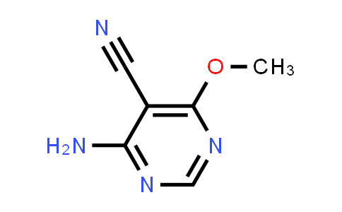 CAS No. 900480-19-5, 4-Amino-6-methoxypyrimidine-5-carbonitrile