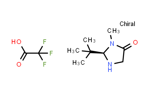 CAS No. 900503-36-8, (R)-2-(tert-Butyl)-3-methyl-4-imidazolidinone trifluoroacetic acid