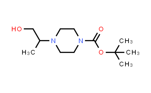 CAS No. 900535-75-3, tert-Butyl 4-(1-hydroxypropan-2-yl)piperazine-1-carboxylate