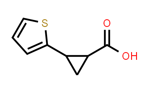 CAS No. 90111-23-2, 2-(Thiophen-2-yl)cyclopropane-1-carboxylic acid