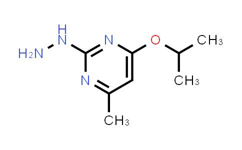 CAS No. 90111-76-5, 2-Hydrazinyl-4-methyl-6-(propan-2-yloxy)pyrimidine