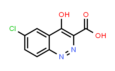 CAS No. 90272-08-5, 6-Chloro-4-hydroxy-3-cinnolinecarboxylic acid
