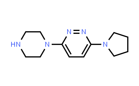 CAS No. 902836-50-4, 3-(Piperazin-1-yl)-6-(pyrrolidin-1-yl)pyridazine
