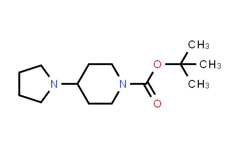 CAS No. 902837-26-7, 1-Piperidinecarboxylic acid, 4-(1-pyrrolidinyl)-, 1,1-dimethylethyl ester