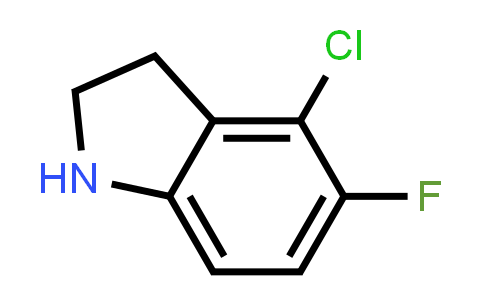 CAS No. 903551-32-6, 4-Chloro-5-fluoroindoline
