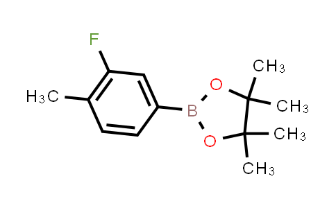 CAS No. 903895-56-7, 2-(3-Fluoro-4-methylphenyl)-4,4,5,5-tetramethyl-1,3,2-dioxaborolane