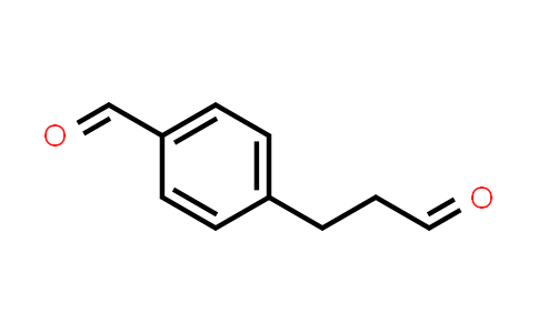 CAS No. 90392-95-3, Benzenepropanal, 4-formyl-