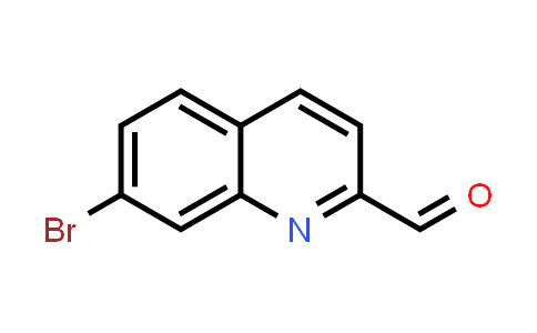CAS No. 904369-20-6, 7-Bromo-2-quinolinecarboxaldehyde