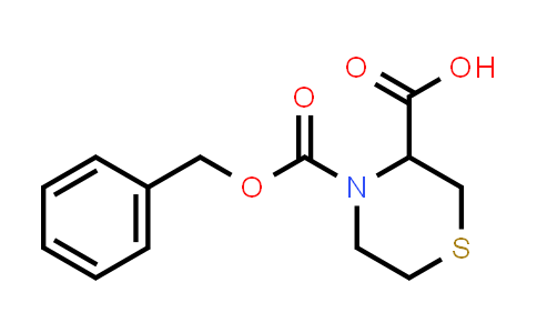 CAS No. 90471-66-2, 4-(benzyloxycarbonyl)thiomorpholine-3-carboxylic acid