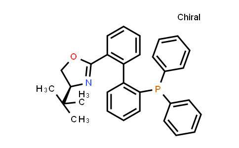 CAS No. 904888-04-6, (S)-4-(tert-butyl)-2-(2'-(diphenylphosphanyl)-[1,1'-biphenyl]-2-yl)-4,5-dihydrooxazole
