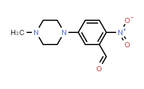 CAS No. 904895-82-5, 5-(4-Methylpiperazin-1-yl)-2-nitrobenzaldehyde