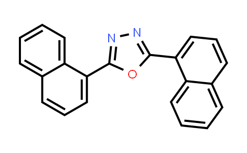 CAS No. 905-62-4, 2,5-Di(naphthalen-1-yl)-1,3,4-oxadiazole