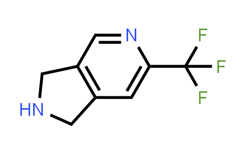 CAS No. 905275-83-4, 6-(Trifluoromethyl)-1H,2H,3H-pyrrolo[3,4-c]pyridine