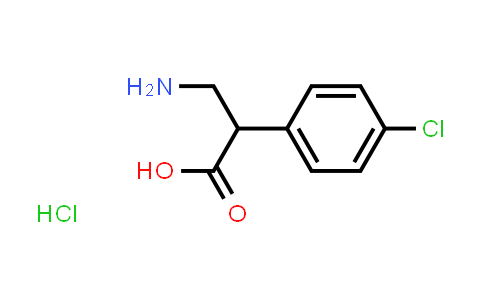 CAS No. 90562-57-5, 3-Amino-2-(4-chlorophenyl)propanoic acid hydrochloride
