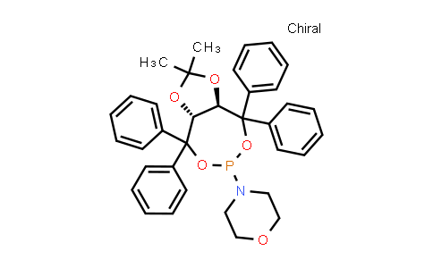 CAS No. 905727-05-1, 4-[(3aR,8aR)-Tetrahydro-2,2-dimethyl-4,4,8,8-tetraphenyl-1,3-dioxolo[4,5-e][1,3,2]dioxaphosphepin-6-yl]morpholine